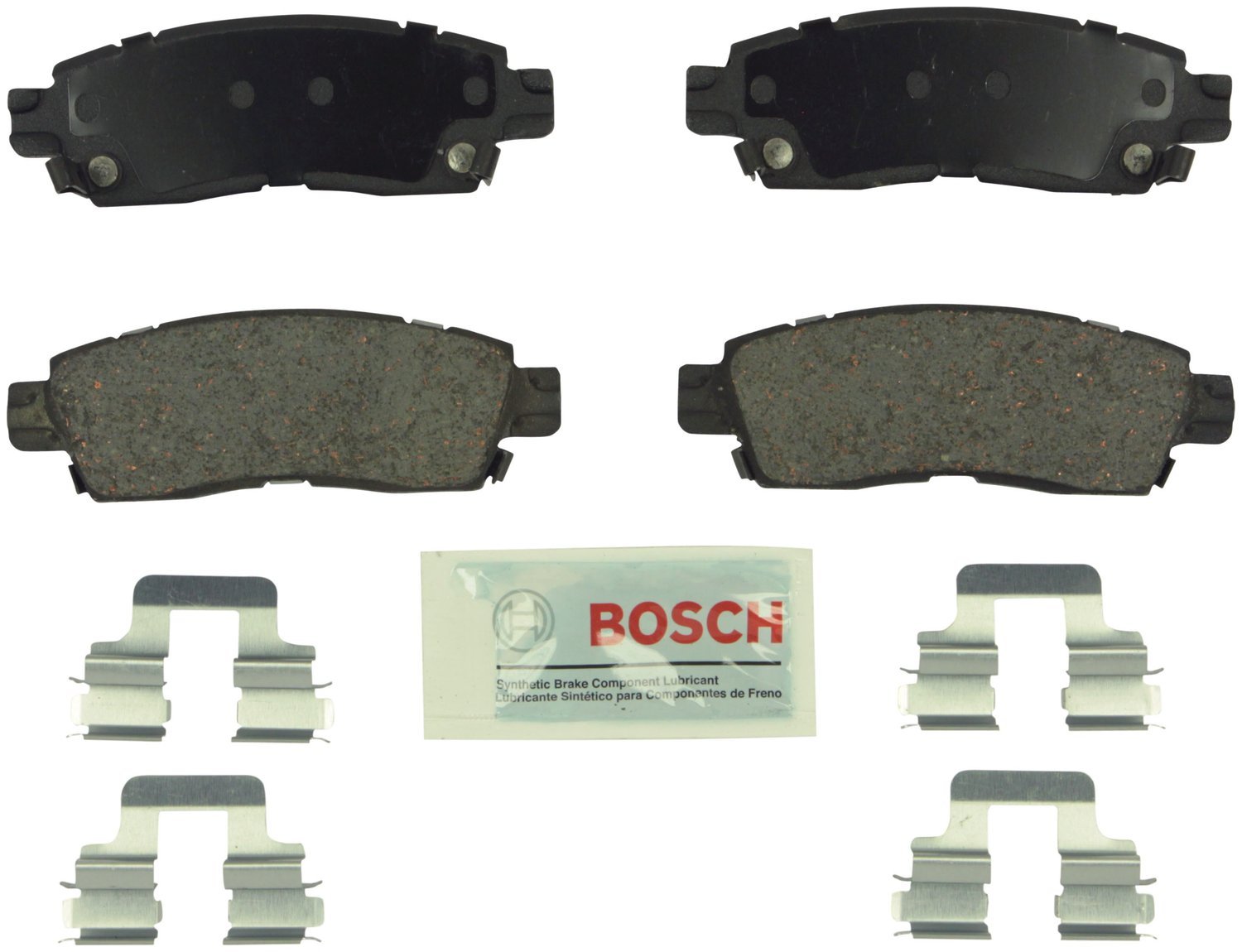 Bosch BE1324H Blue Disc Brake Pad Set with Hardware - FRONT — view 257