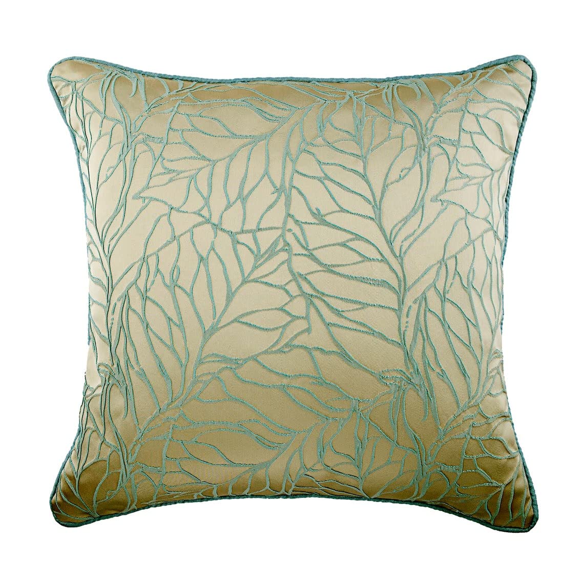 Fabric Mart Direct Sofa Cushion Cover, Cushion Cover For Couch, Decorative Pillow Covers 12x12 inch Blue, Silk Throw Pillow Covers, Handmade Pillow Covers, Modern, Abstract - Morning Currents — image 1