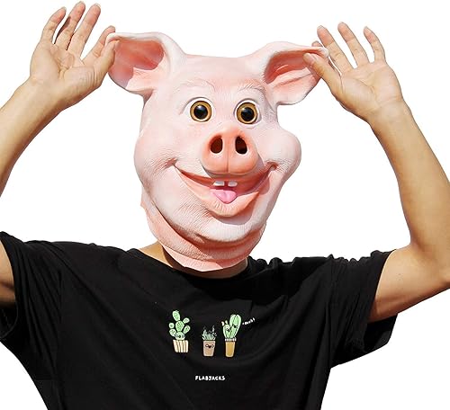 Miniatura 4 de PartyHop - Máscara de cerdo feliz
