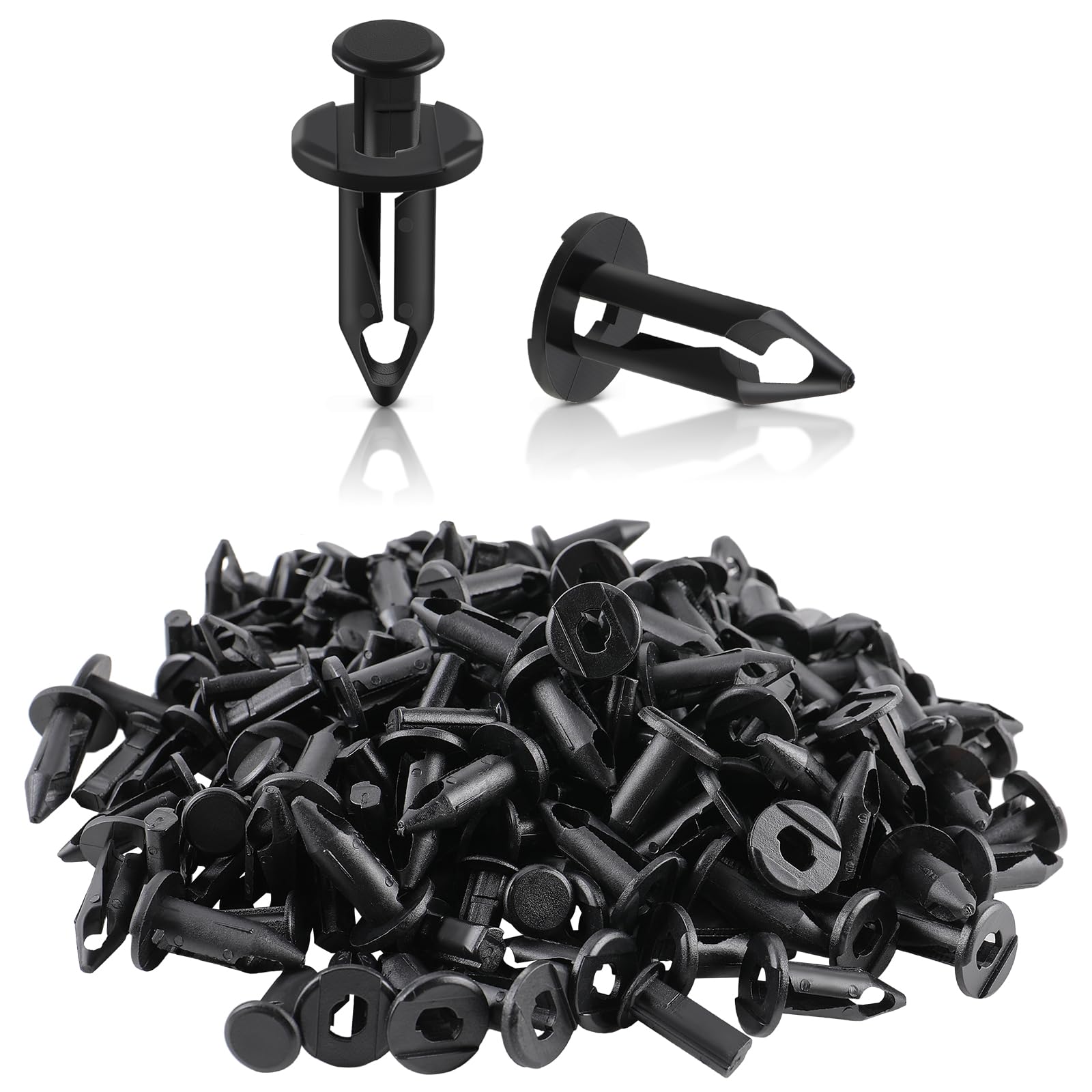 Push Pins 120-Piece ATV Fender Clip Kit | Nylon Push Rivets For