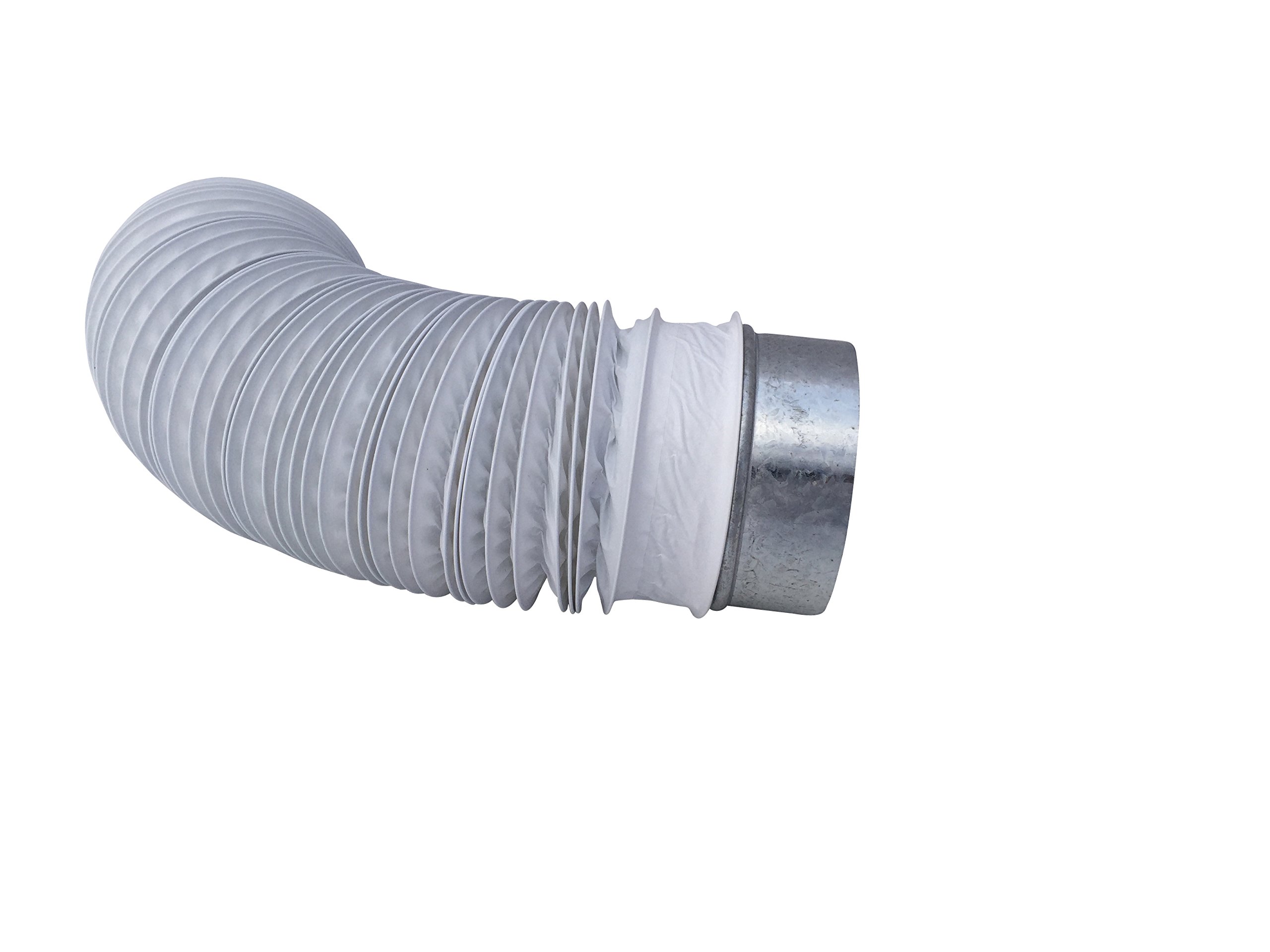Air Vent Duct Connector Flens, Rechte Ventilatie Pijp Plastic Kanaal Gereedschap, Ronde PVC Kanaal voor Thuis en Kantoor Verbetering (200mm