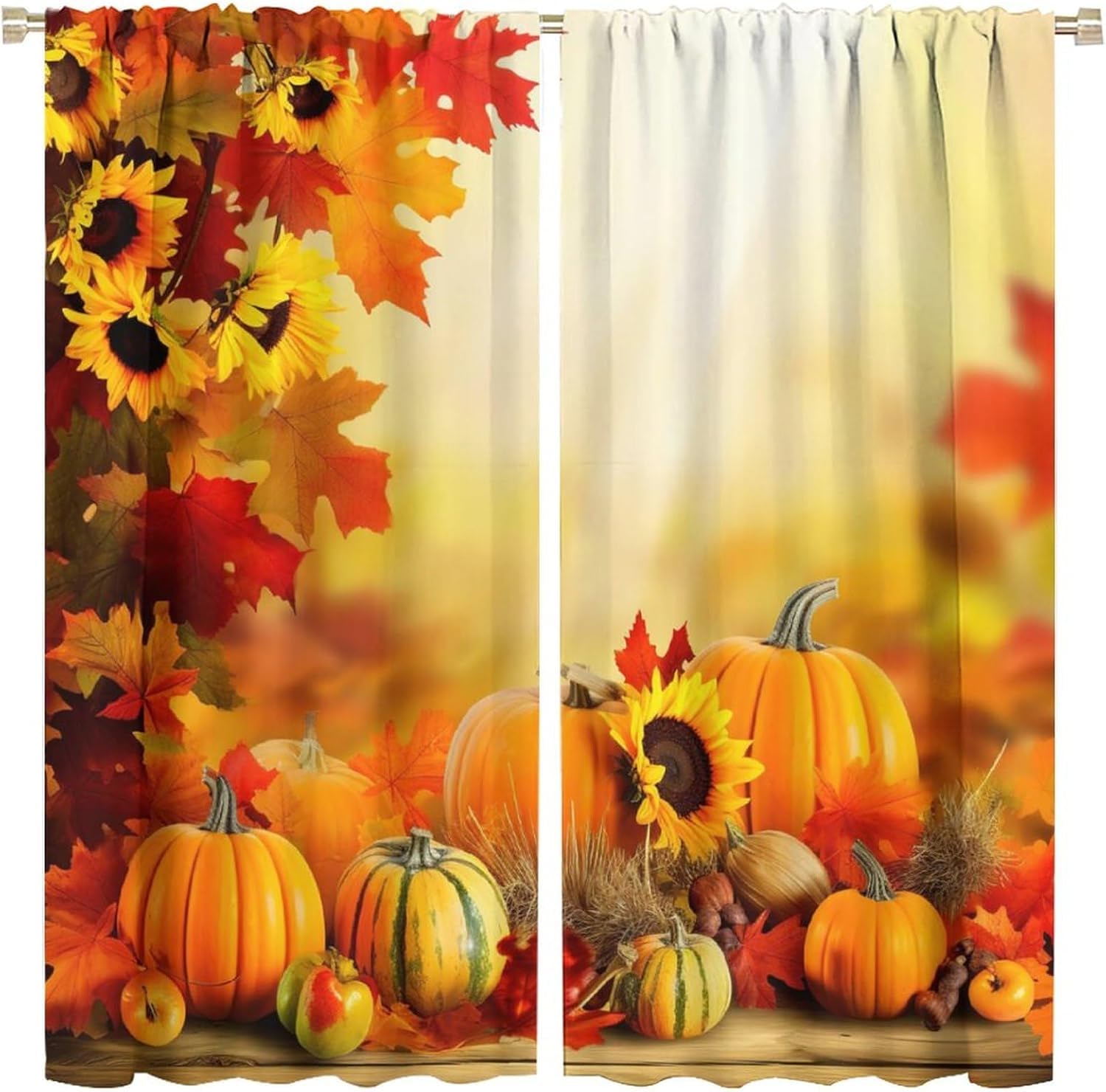 Rideaux occultants occultation totale et isolation thermique 280x250 cm contre le froid et le jour