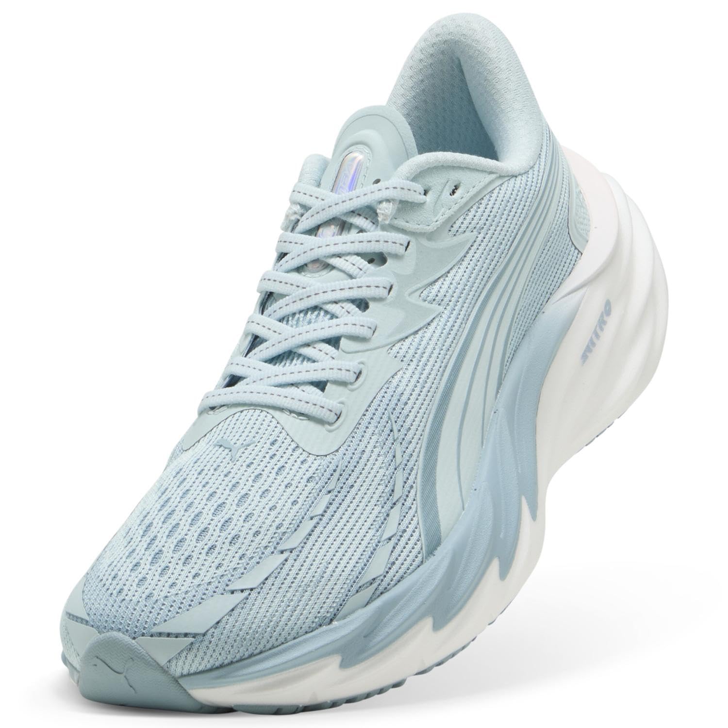 PUMA Velocity Nitro 4 Zapatillas para Correr Zapatilla Neutral Mujeres Sea Glass-Gold Moon