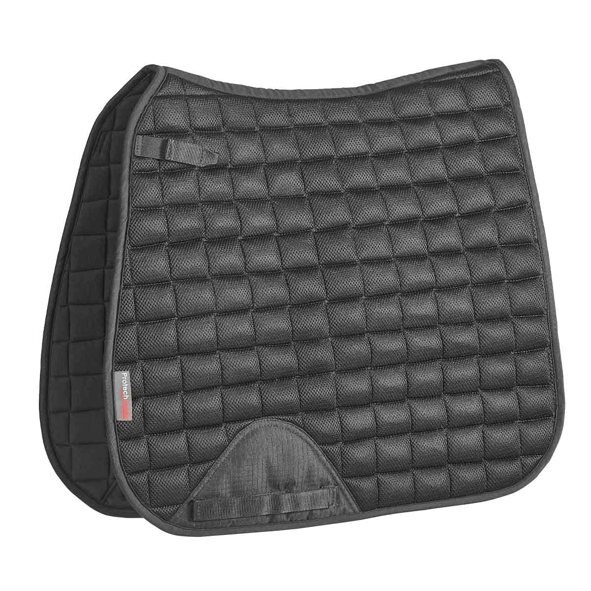 PROTECHMASTA Infrared Dressage Horse Saddlecloth - Saddle Cloth Numnah Pad - Black - FULL