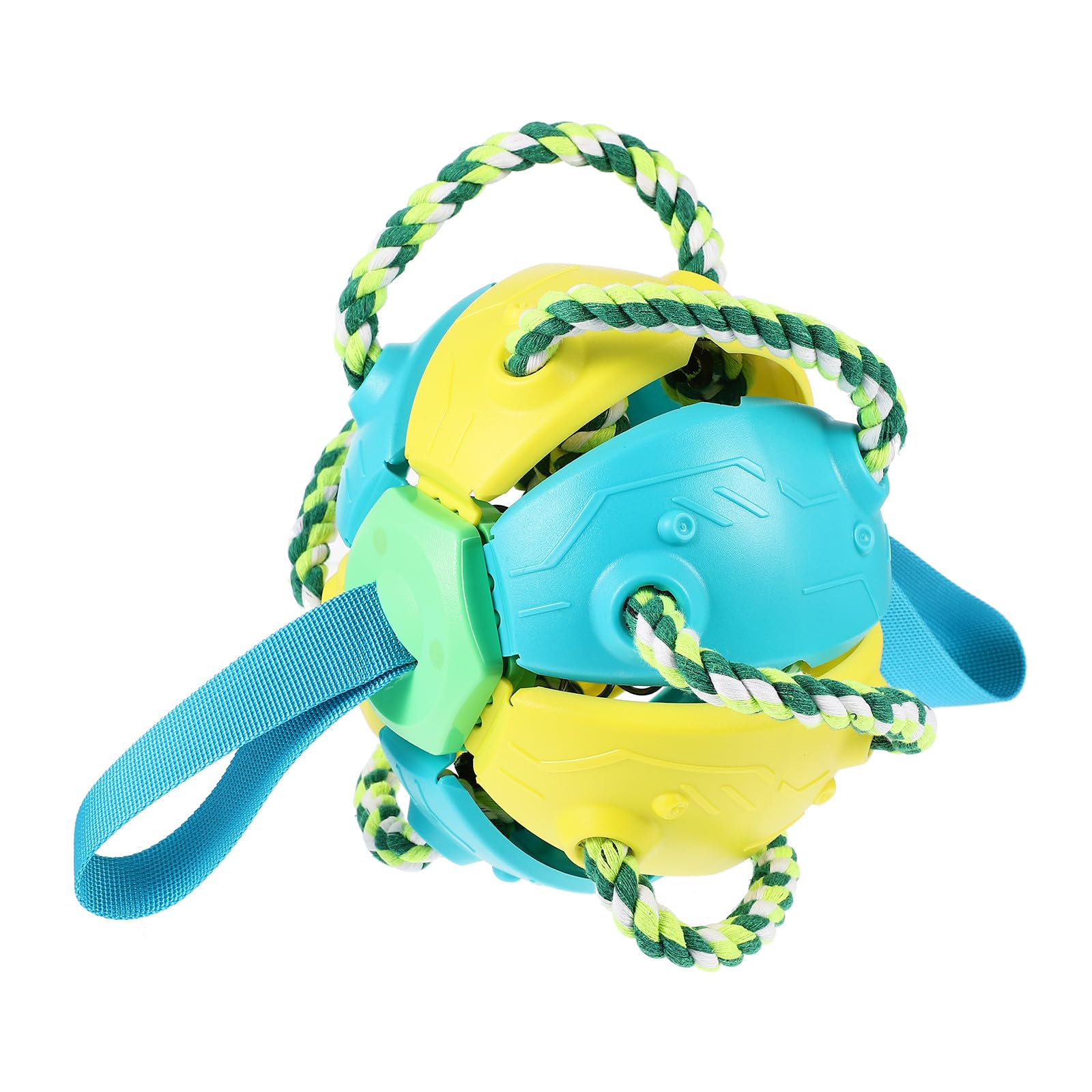 Fliegender Ball Tragbares Apportierspielzeug Hundespielzeug aus Flexiblem Kunststoff für Haustiere für Outdoor Training und Interaktives Spielen