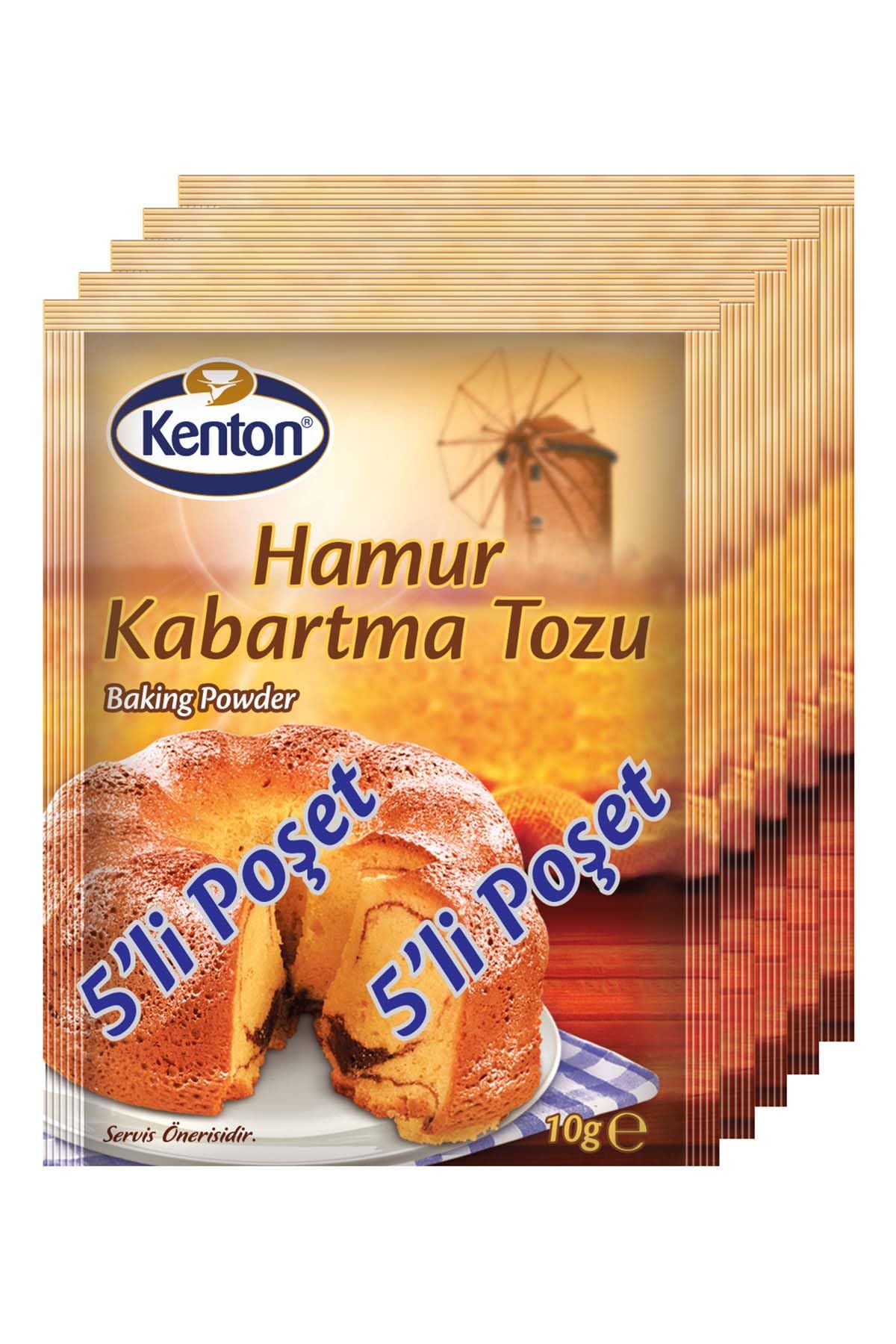 Kenton Hamur Kabartma Tozu 5'li, 1 Adet