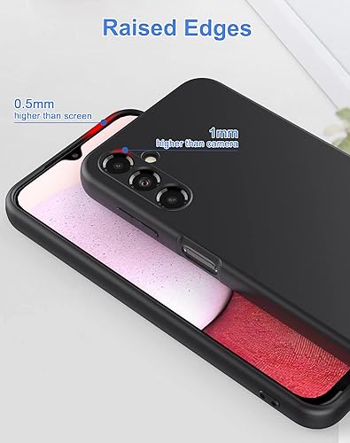 Miniatura 10 de Foluu Funda para Galaxy A13 5G, funda de goma de gel de silicona líquida con forro de microfibra suave, carcasa rígida delgada y a prueba de golpes,