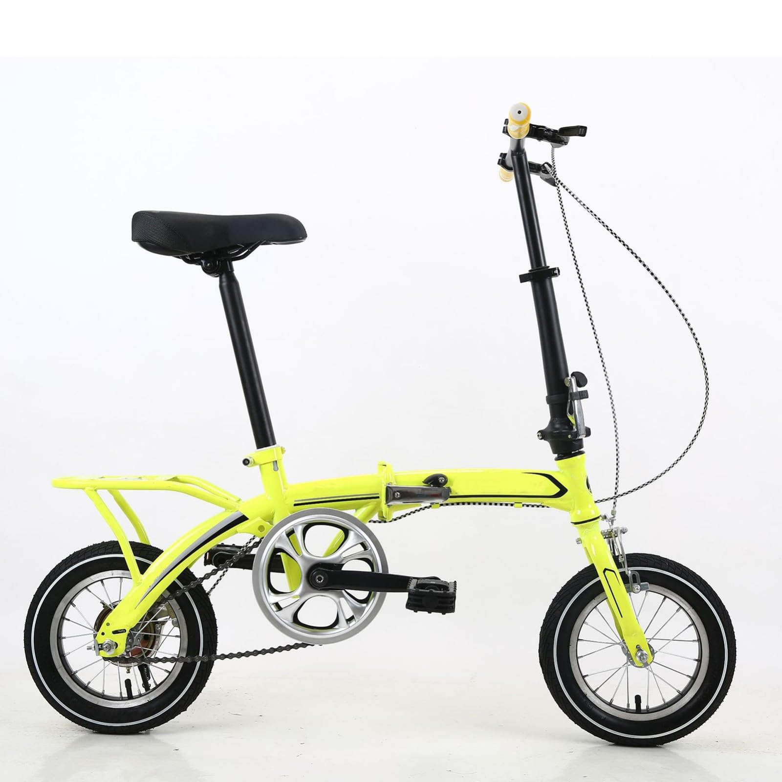 12-Zoll-Klapprad Für Erwachsene, Urban-Klapprad, Leichtes, Tragbares, Mobiles Klapprad Mit Einzelgeschwindigkeit Für Studenten Und Pendler In Der 
