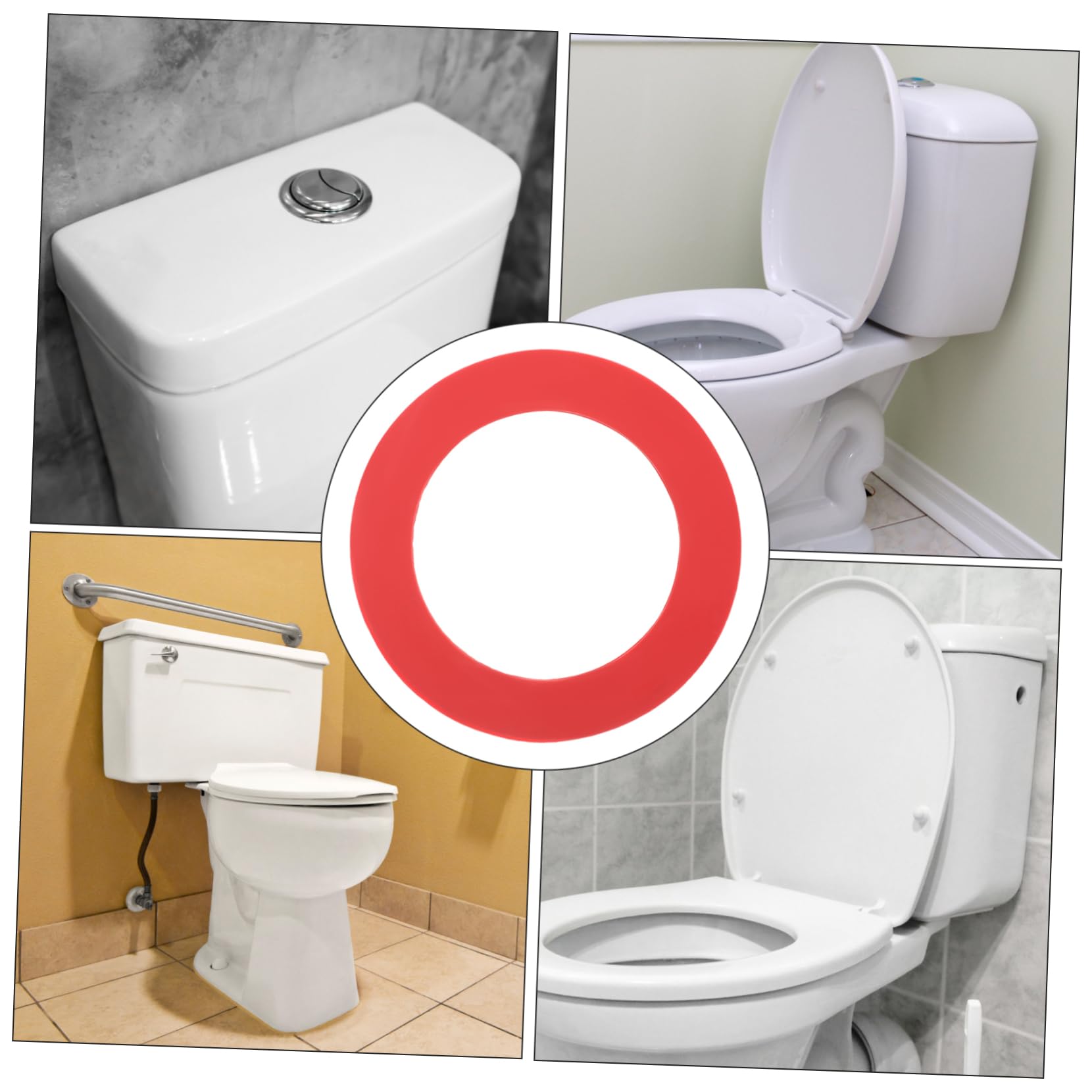 HOMSFOU 12stücke Toilettenspülkasten Dichtungen Robuste Gummidichtungen Für Wasserspeicher Einfache Installation Für Reparaturen Und Ersatzteile Für Toiletten