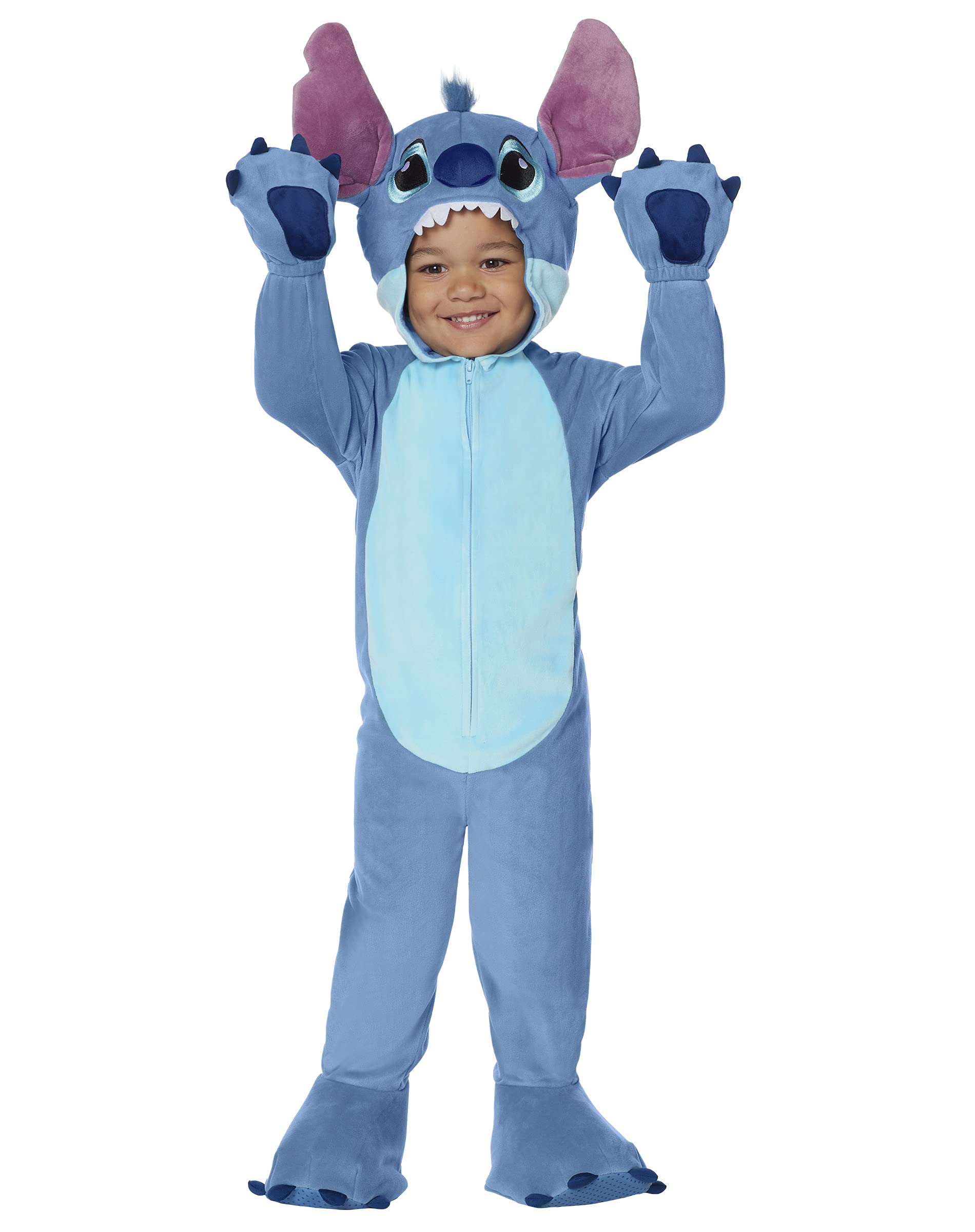 Spirit Halloween Lilo and Stich Toddler Stitch Costume | Officially Licensed | Disney | Stitch Cosplay | Onesie Outfit