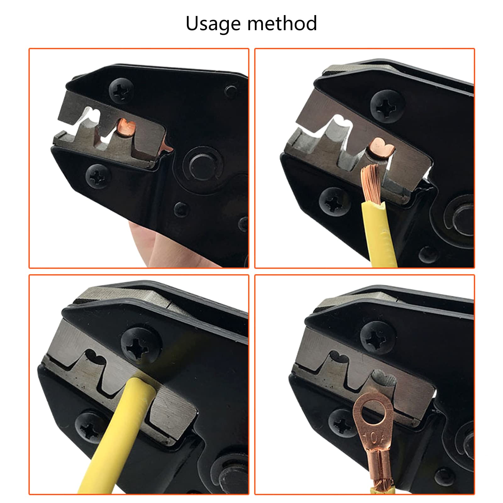 Multifunktionale Crimpzange mit automatischem Ratschenschneider
