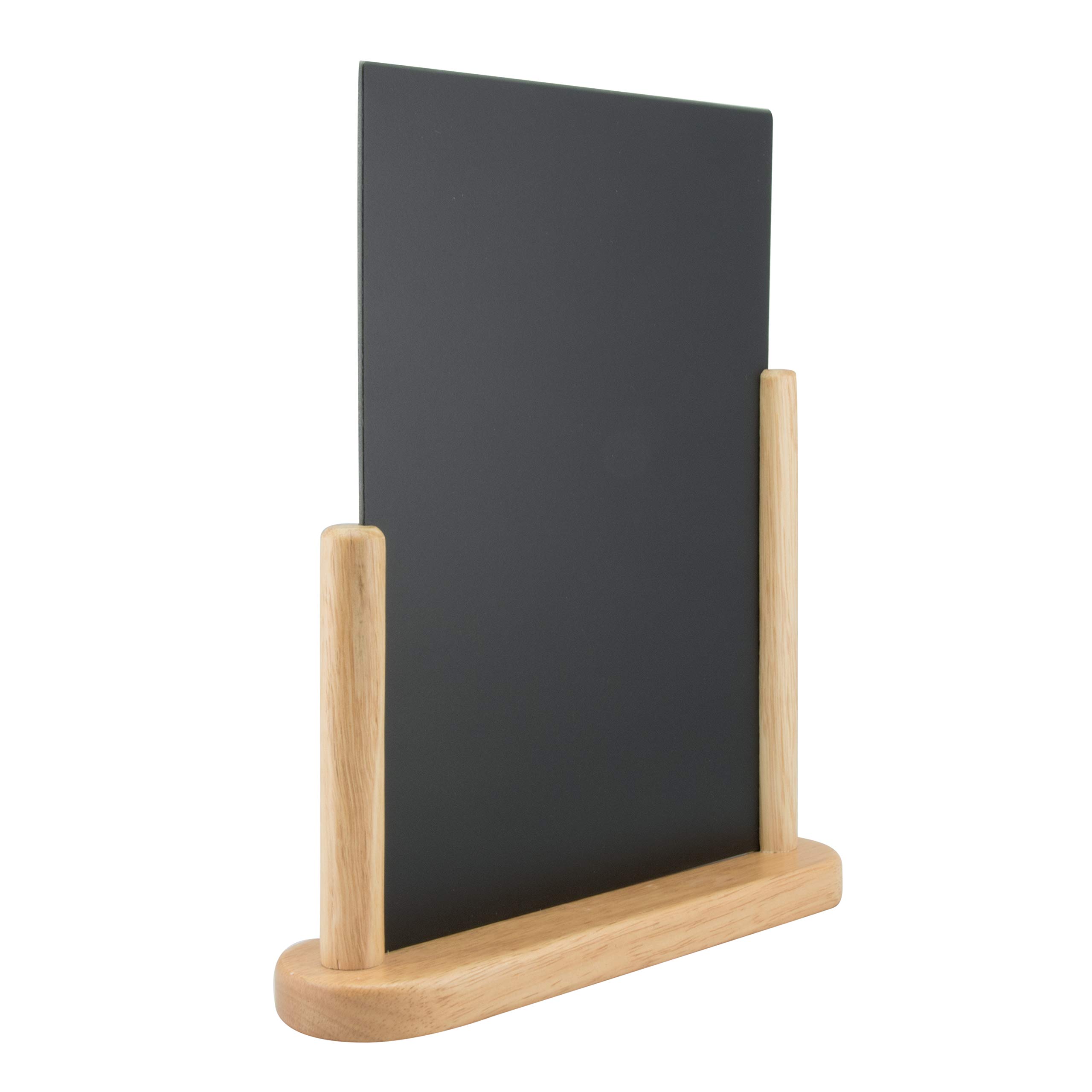 Securit Tableau noir pour avec petite tabletteUni 21x30cm & edding 4085 Marqueur craie liquide, blanc, 2 feutres craie liquide, pointe ronde 1-2 mm,le verre - feutre craie ardoise aux couleurs opaques