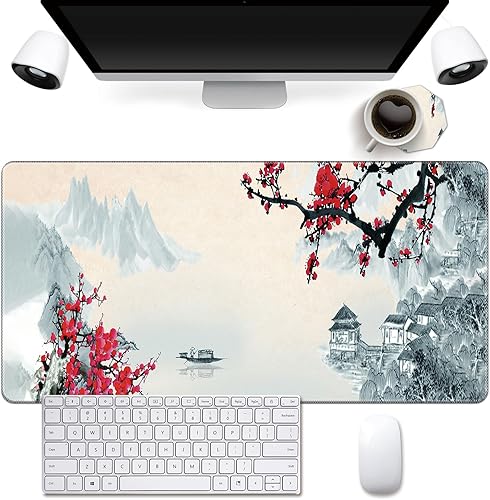 Mouse Pad,Desk Mat,Computer Mouse Pad and Cute Coasters,31.5"x11.8" with Non-Sli