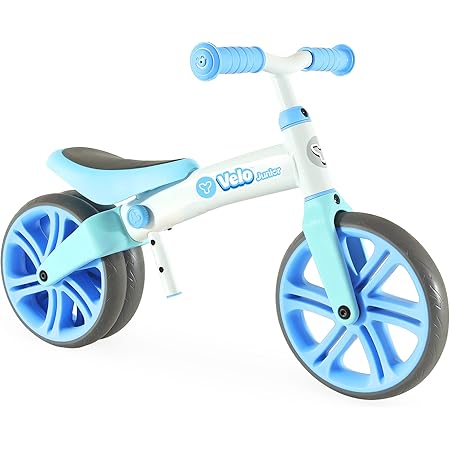 Amazon Yヴェロ ジュニアー トレーニングバイク ブルー ペダルなし自転車 おもちゃ