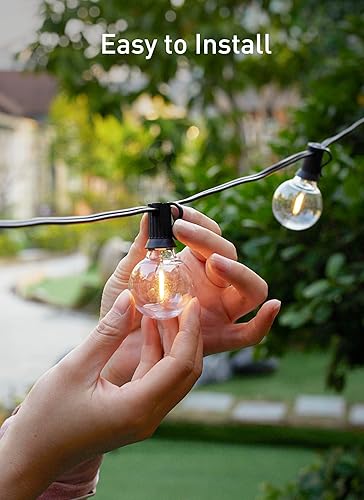 Miniatura 3 de Brightown Bombillas LED G40 de repuesto de 1 W, bombilla de globo inastillable para enchufes E12 o C7, bombillas regulables de 1.5 pulgadas para