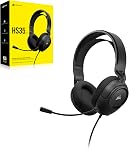 CORSAIR HS35 v2 Multiplatform Wired Gaming Headset – Flexible Omni-Directional Microphone – Universal 3.5mm Connection – PC, Mac, PS5, PS4, Xbox, Nintendo Switch, Mobile – Carbon