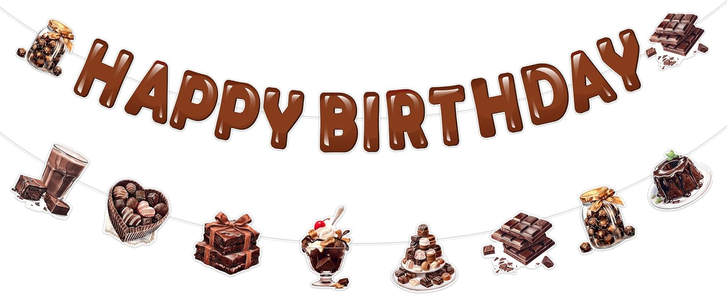 Chocolate Birthday Party Decorations