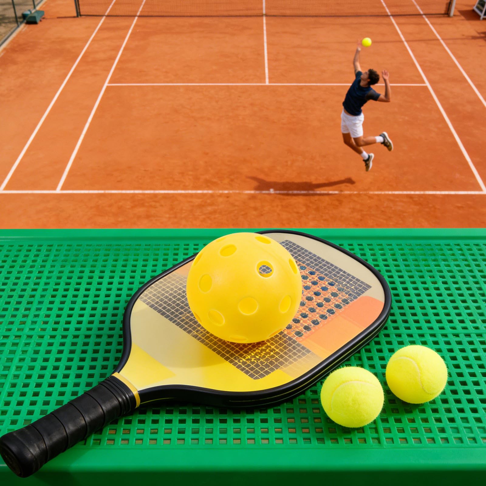 SHINEOFI 20 Palline da Allenamento per Pickleball, 26 Buche, Palline da Allenamento Gialle per Sport Indoor E Outdoor, Resistenti E Ad Alto Rimbalzo per Pickleball All'aperto.
