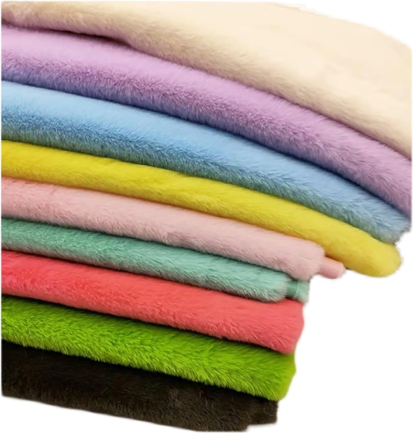 Faux Fur Squares Fabric Short Pile 6mm 50cm*50cm Pre-Cut Shaggy Synthetic Fur Fabric for DIY Crafts Handbags Hats Costume Decoration Rugs(3 Navy Blue)