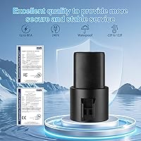 Vista 4 de JUSTTOP Adaptador de carga J1772 compatible con Tesla Model 3, Y, X, S y Cybertruck, 80A/240V, fácil de configurar