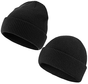 Amazon.com: Connectyle Mens Winter Knit Beanie Hat Thick
