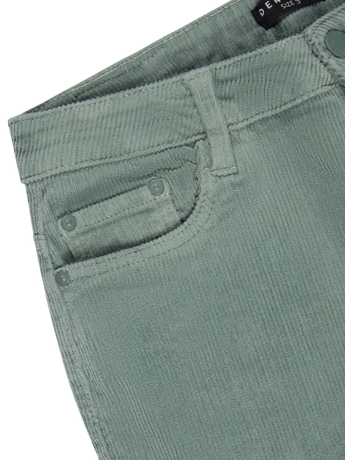 DENIMFY Cordhose Damen Mom Fit High Waist Gerades Bein Stretch DFLisa Cord