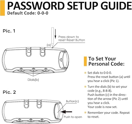Miniatura 4 de Bag with Combination Lock Medicine Lock Bag Oxford Cloth PVC