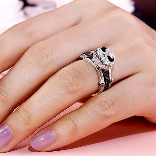 Miniatura 7 de Jeulia Juego de anillos intercambiables de plata de ley con nudo de alma romántica para mujer, esposa, novia, compromiso, boda, aniversario, día de