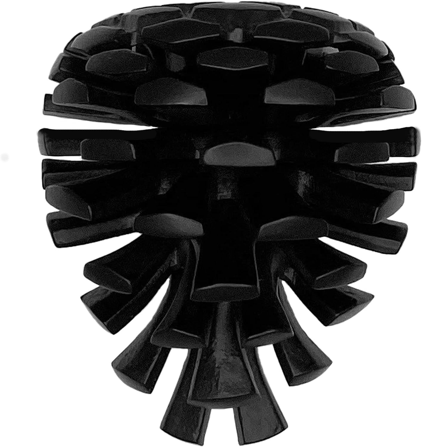 Pinecone Door Knocker - Matte Black (Premium Size)