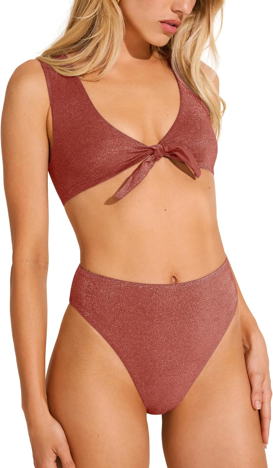 Vitamin A Women's Swimwear Cassia Crop Bikini Top Separate - Image 2