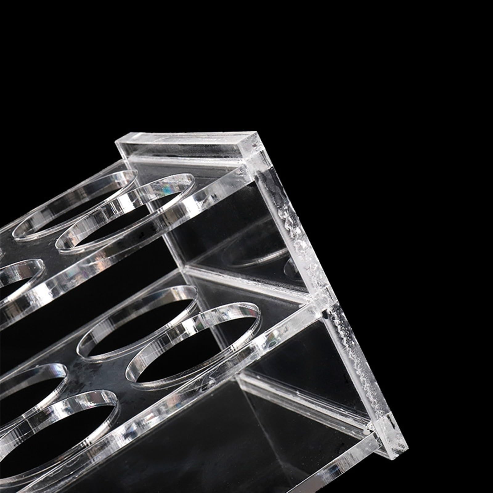 apparecchi per Laboratorio Rack for Provette da Centrifuga 100 Ml Supporto Posto 10 Provette Portaprovette Trasparente Diametro 40 Mm