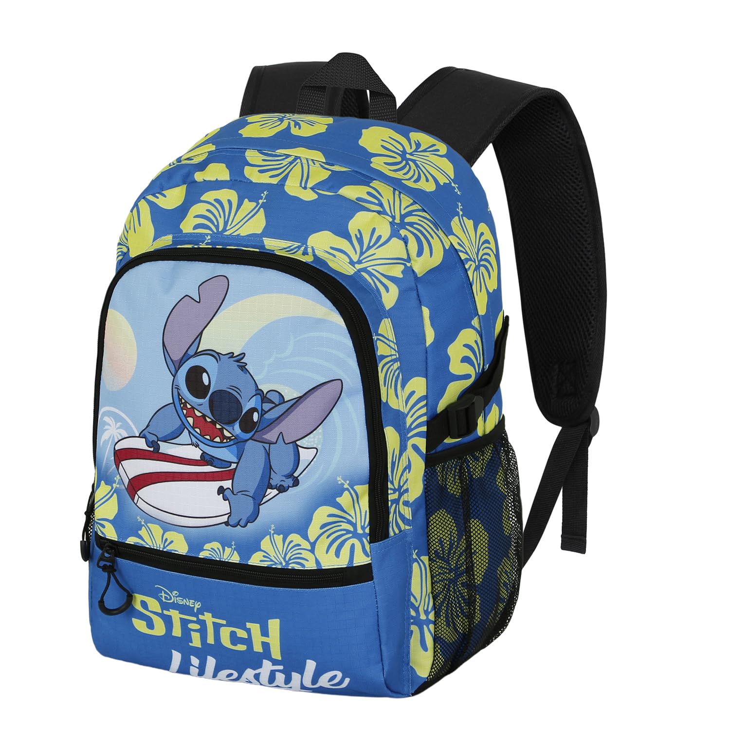 Lilo y Stitch Lifestyle-Mochila Fight Fan 2.2, Azul, 31 x 44 cm, Capacidad 24 L