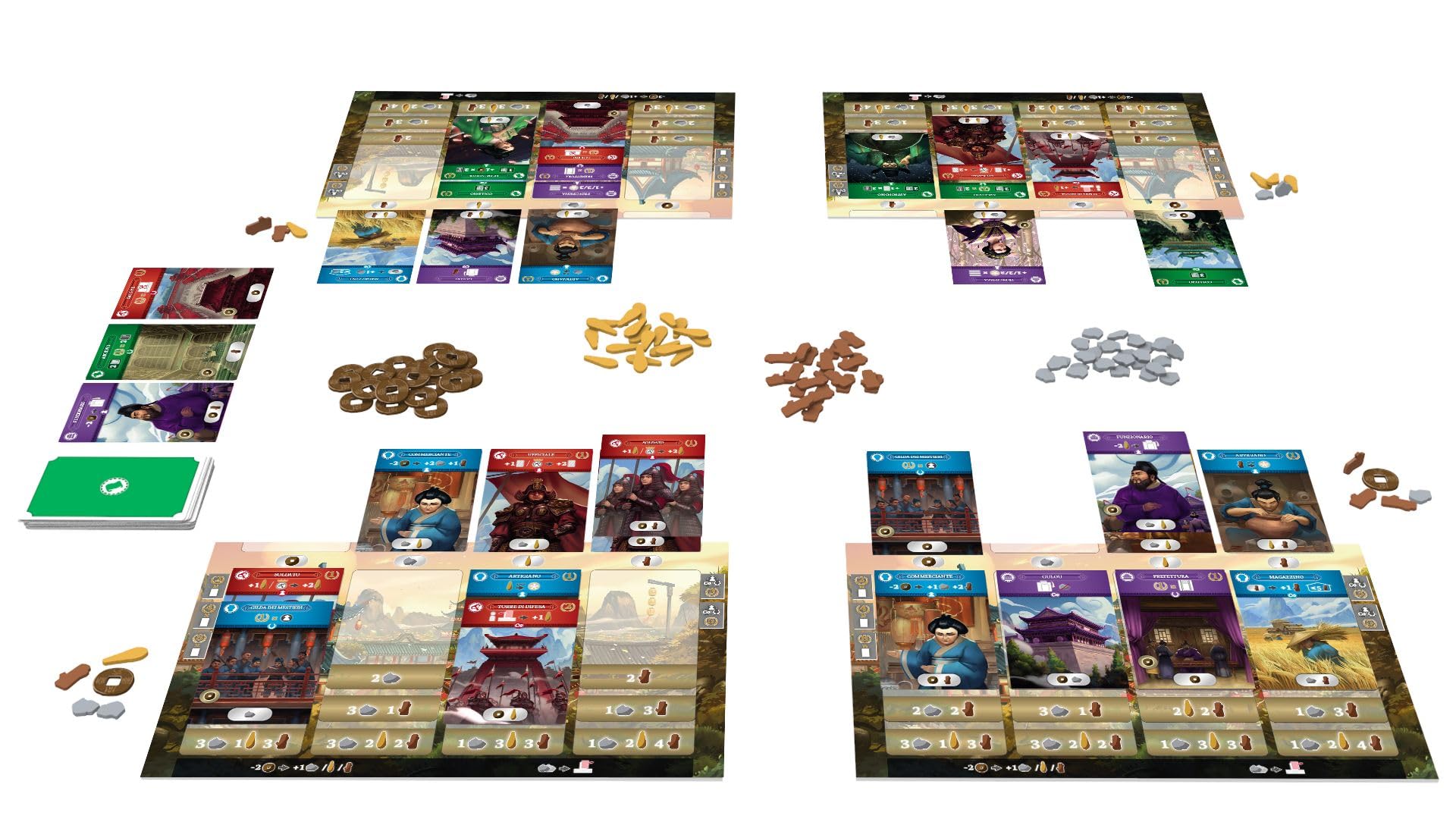 Pendragon - Chang'an - Edizione Italiana - Gioco da Tavolo, Competitivo, City Building, Civilizazione, Nipponico | 1-4 Giocatori |14+ | 45 minuti |