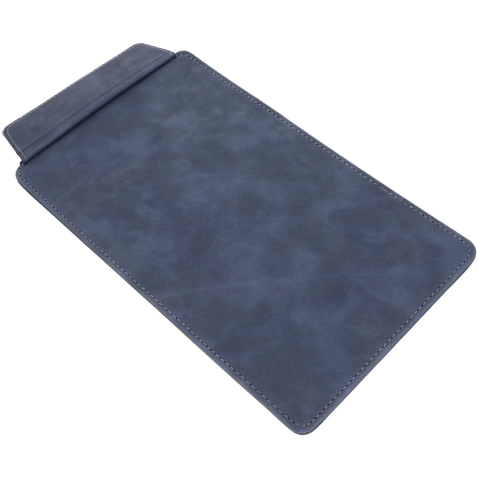 4 Stück Klemmbrett A5 Klemmtafeln Zwischenablage Konferenz Schreiben Hartfaserplatte Dokumentdateiordner Fürs Büro(Dark Blue)