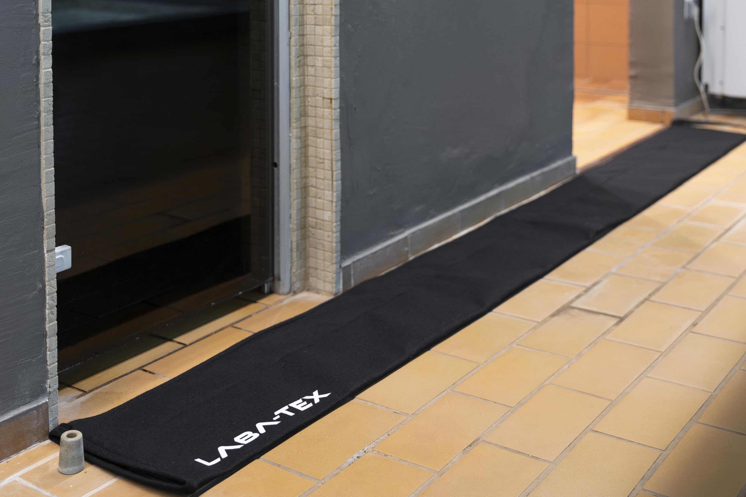 Barrera de protección contra inundaciones 300 x 25 cm, sacos de arena activados sin arena para puerta, sótano y garaje, tope de agua con absorción de 30 L