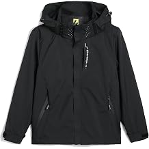 Boys Girls Lightweight Raincoat Waterproof Hooded Rain Jacket Windbreaker kids jacket