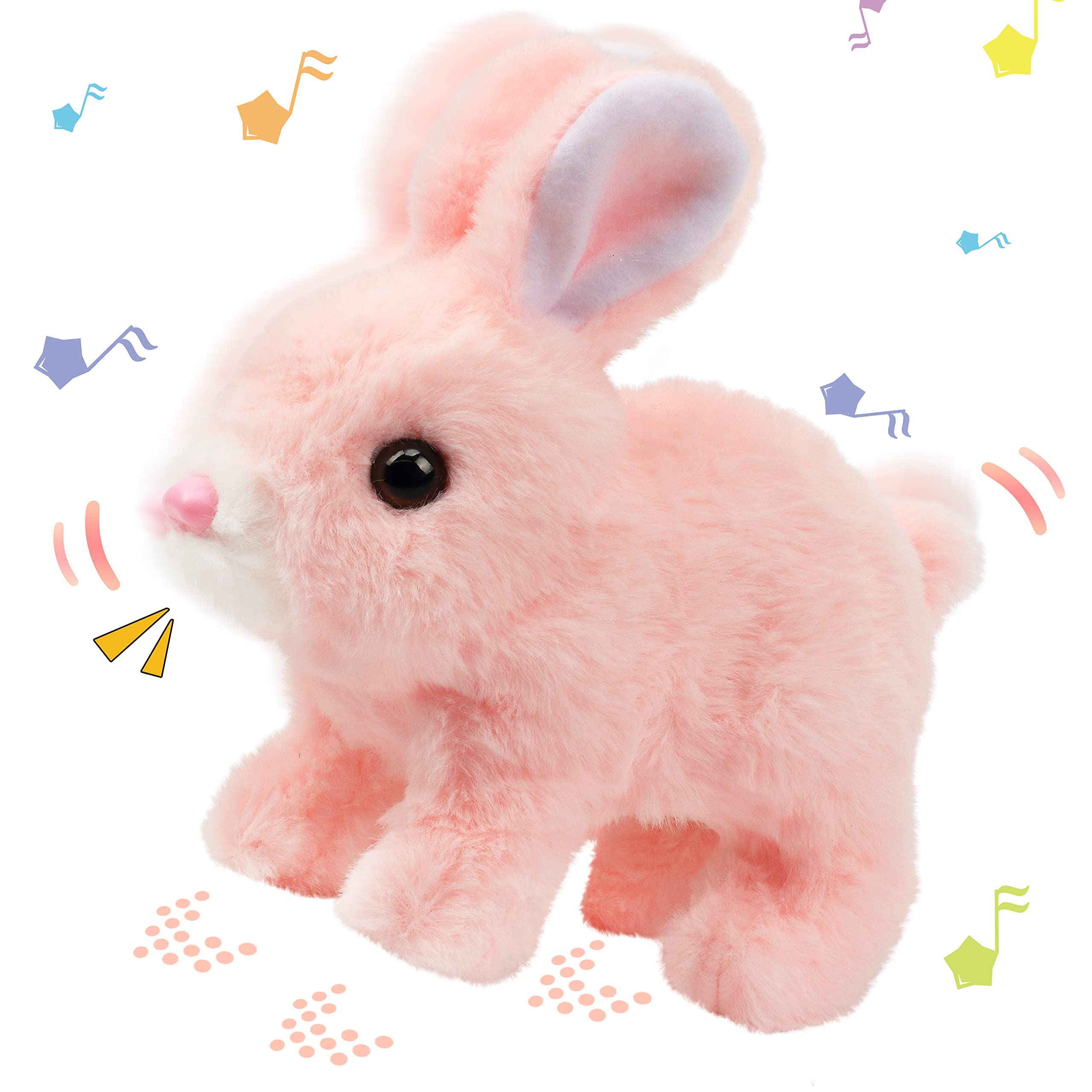 Peluche Coniglio Morbido Con Orecchie Lunghe 35-65 Cm - Regalo Per Bambina