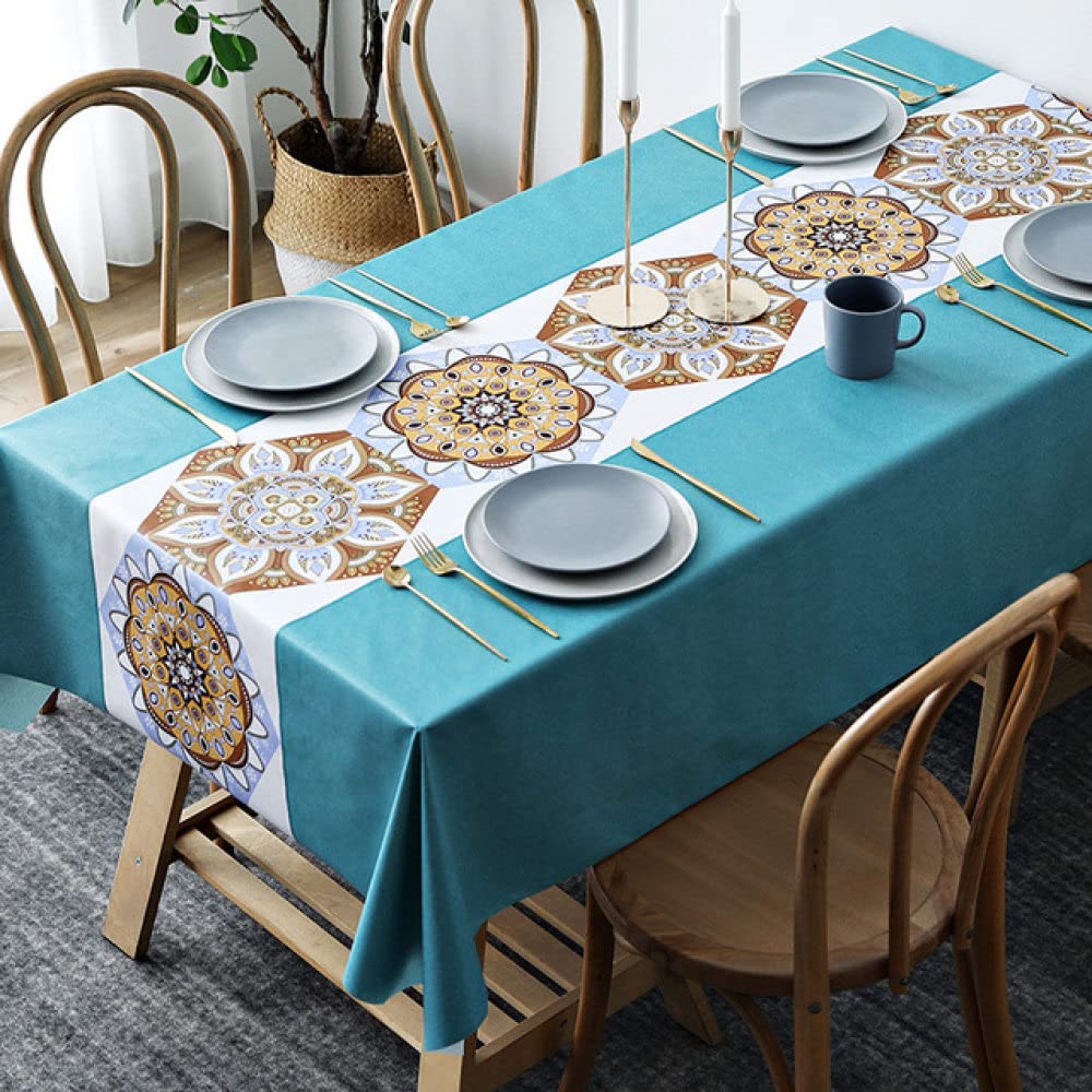 Nappes imperméables à l'huile pour table de Noël et repas de fête en famille