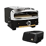 Versa 16 Outdoor Pizza Oven | Rotating Stone bakes up to 16" Pizzas | Packed with Oven Cover Oven and Cover