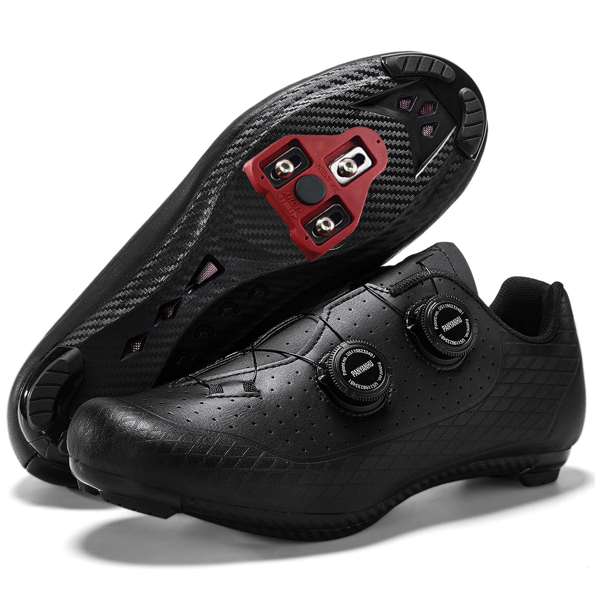 Zapatillas Ciclismo de Carretera Zapatillas de Bicicleta Interiores Exteriores compatibles con Pedal SPD-SL SPD/Look KEO