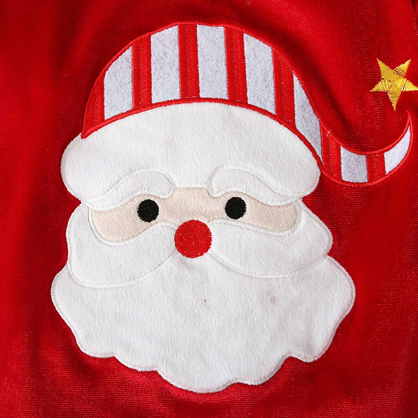 Niño Bebé Niños Niñas Traje Navidad Cosplay Patchwork O Cuello Tops Pantalones Sombrero 3PC Conjunto Trajes Trajes Buceo De Hombre