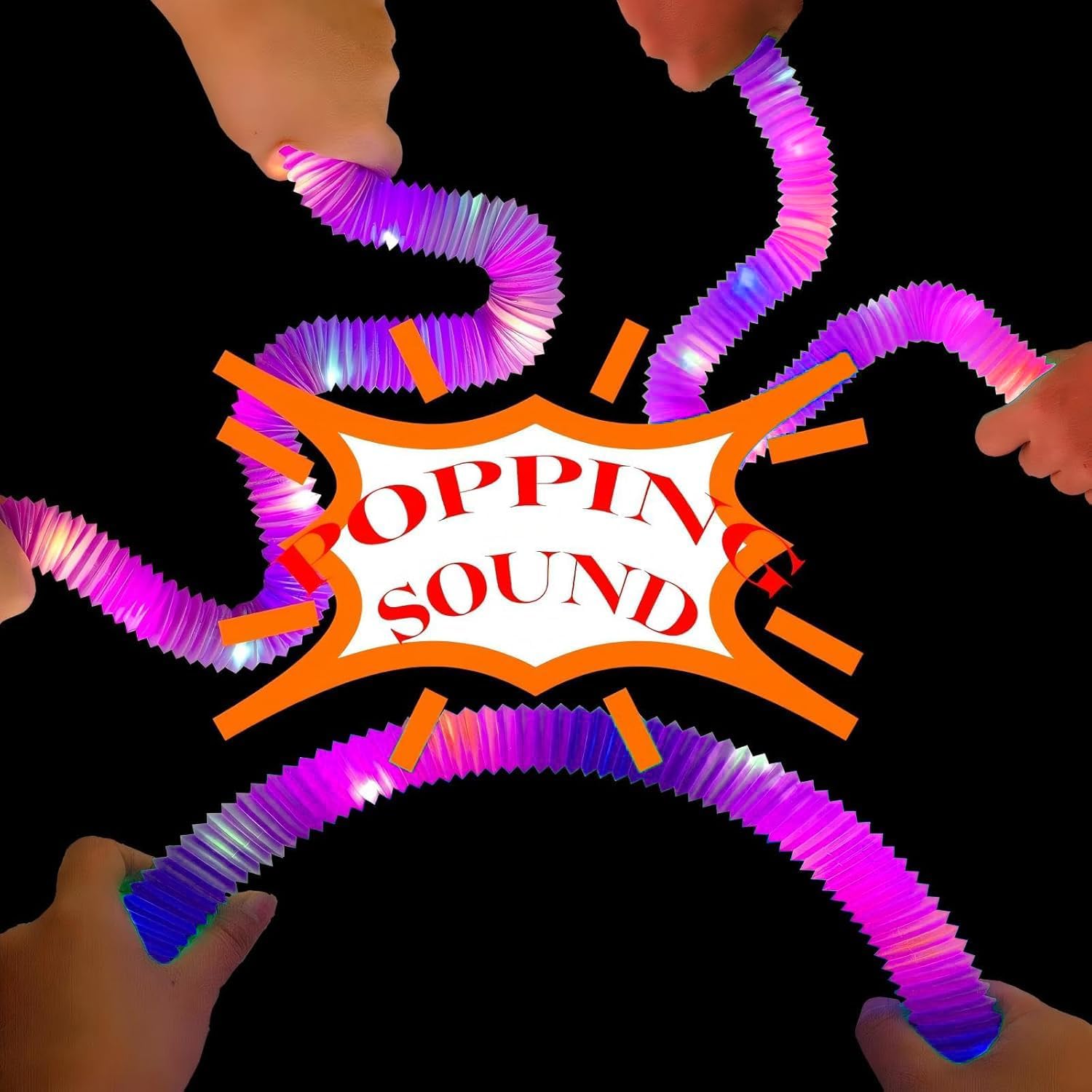 Purple 24 Pack Light Up Party Favors Supplies,Bulk Glow Sticks Bracelet,Necklace Accessories for Kids,Birthday Return Gifts Treats,Easter Basket Goodie Bag Stuffer Fillers for Boys Girls - Image 7