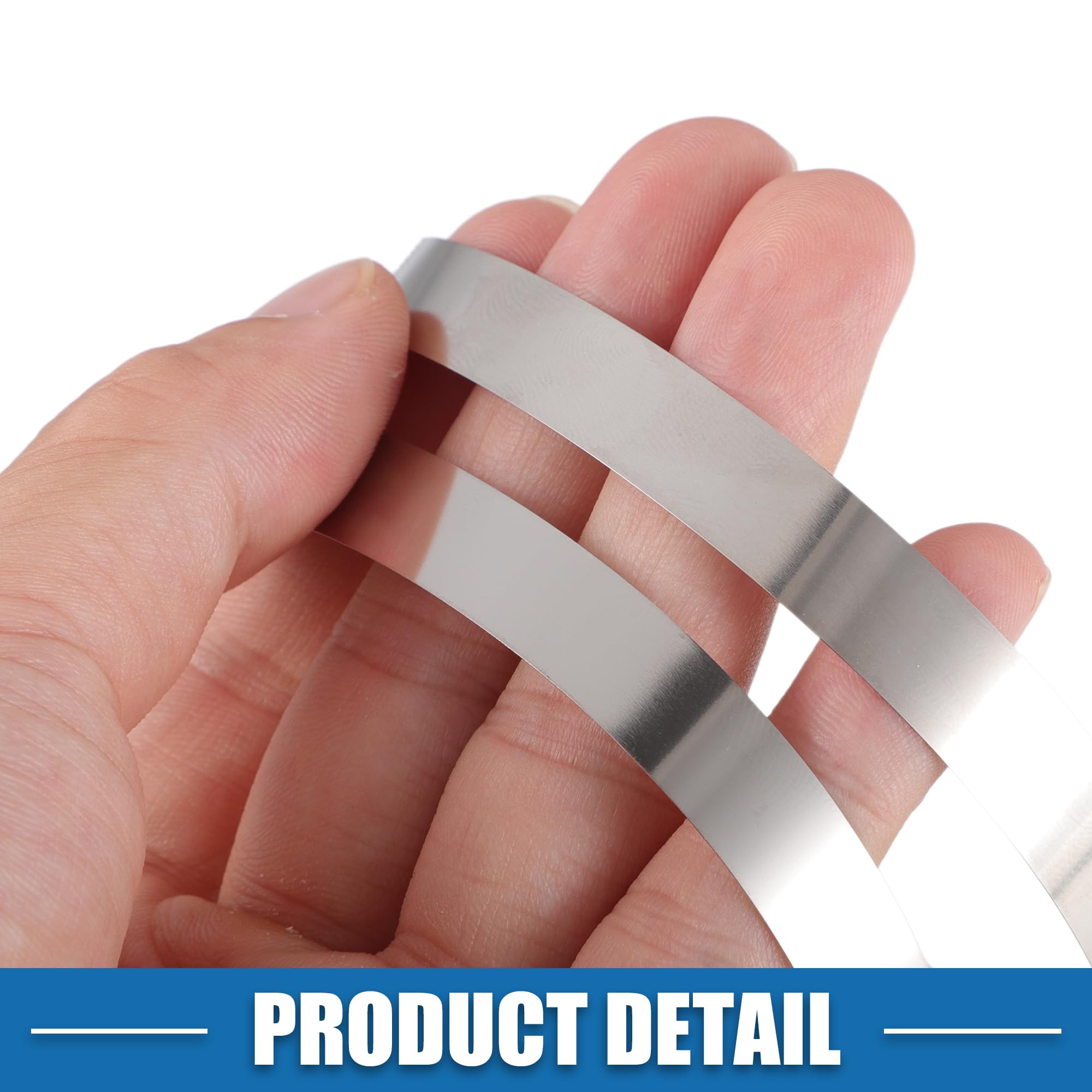 A ABSOPRO Bande De Nickel Pure Argentés Pour Soudure De Batterie | Largeur 10mm, Épaisseur 0.12mm, Longueur 10m (32.8ft), Pour Soudure Par Points, Résistance À L'Oxydation