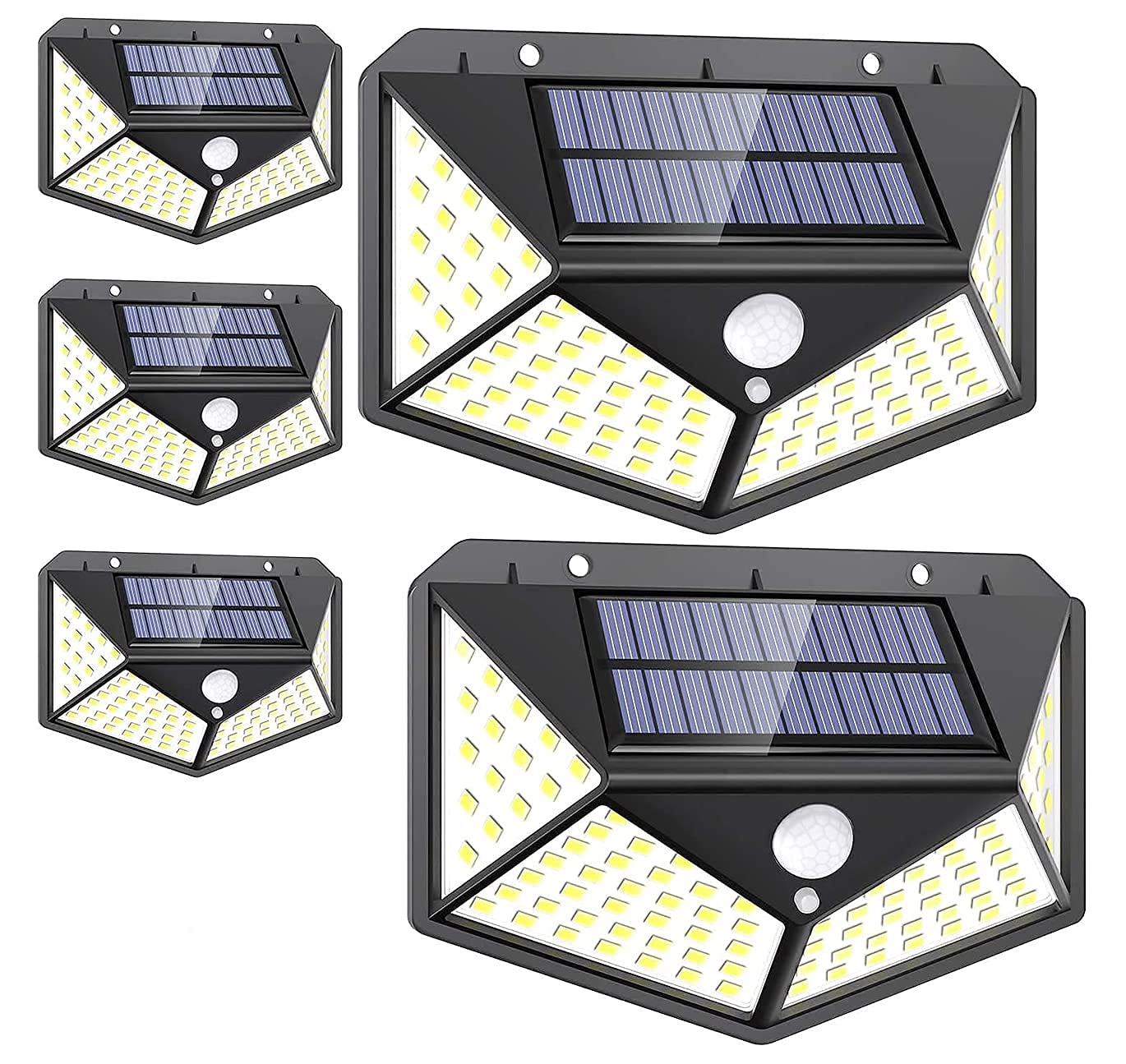 BRITSPEAR 100 LED White Light Solar Lamp with Motion Sensor Light for Garden and Outdoor Lighting Plastic Black (Pack of 5) (B09CZB3W5S) Amazon Price History, Amazon Price Tracker
