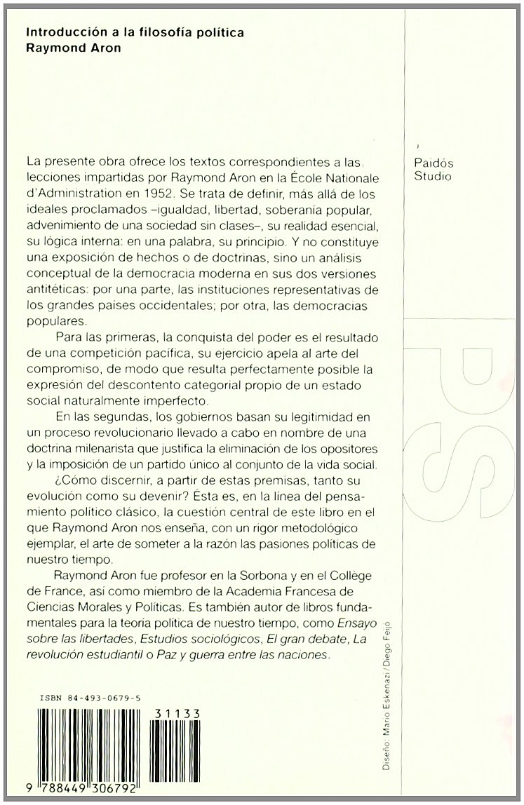 Introducción a la filosofía política : democracia y revolución