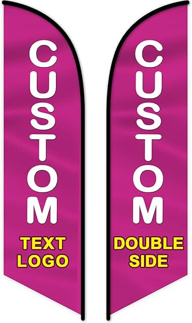 29 Small Business Marketing Strategies That Work 145 Custom Advertising Feather Flags for Business Outside, Personalized Doub...