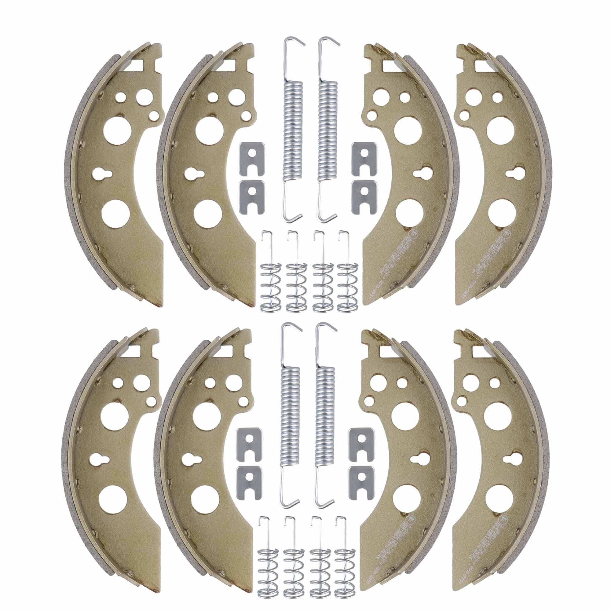 The Drive | Bremsbacken Satz für Anhänger | Ø 200x50mm passend für AL-KO 2050 u. 2051 | Ersetzt ALKO 1213889 | Set für 2 Achsen