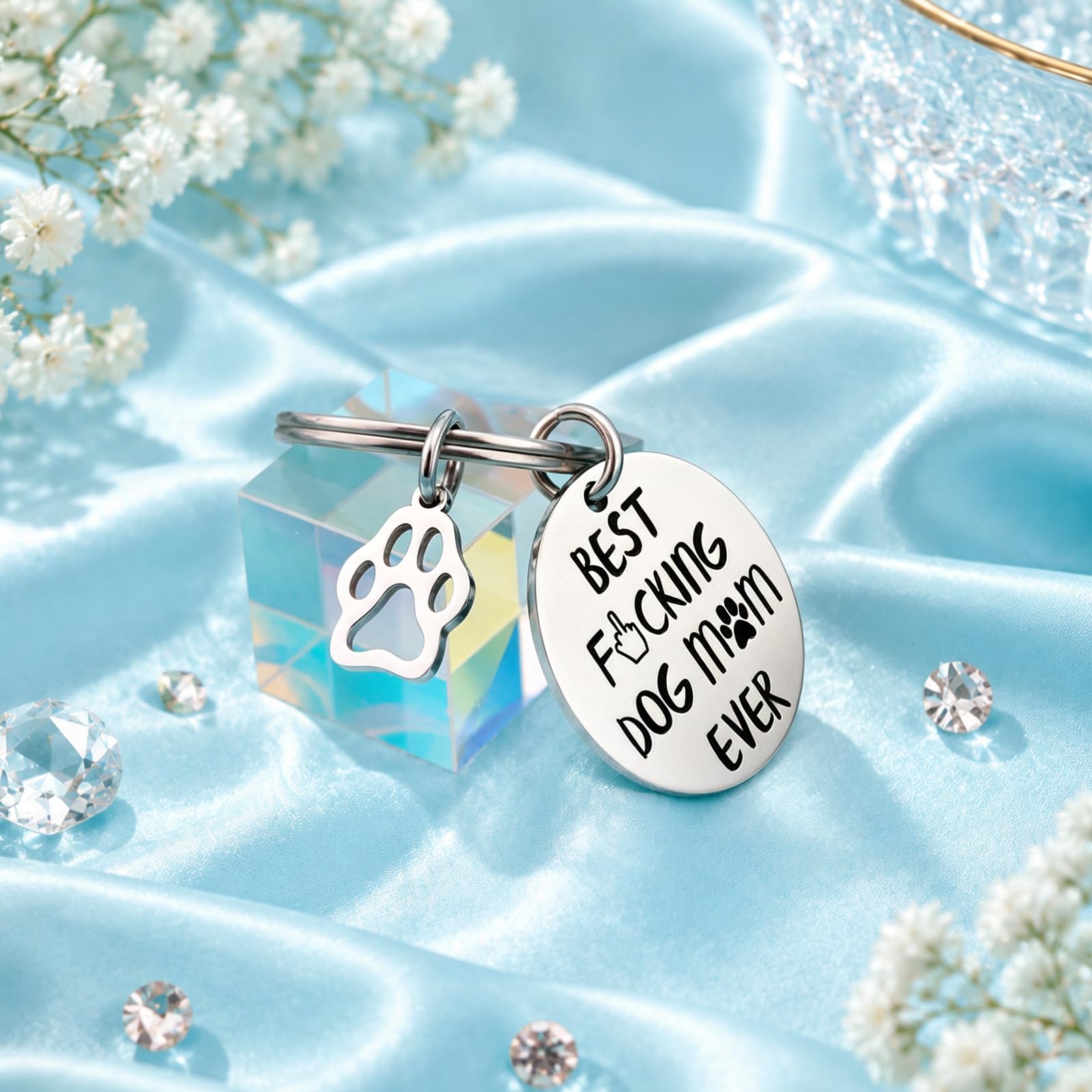 Hunde-Schlüsselanhänger, Geschenk für Hundeliebhaber, Frauen, Teenager, Mädchen, lustiges Haustierbesitzer, Geschenk für Hundebesitzer, Geschenk für Hundebesitzer, Geschenk für Hundebesitzer, Geschenk
