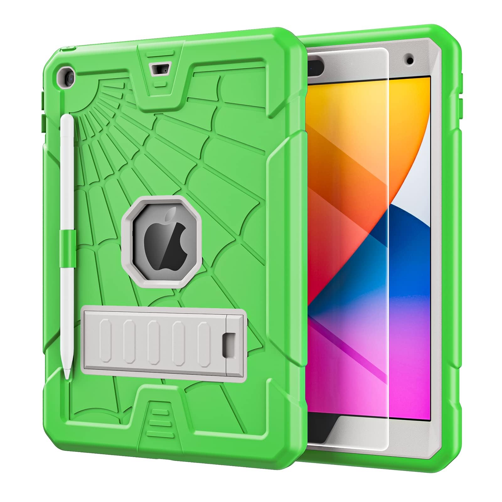 TSQQST iPad 9th/8th/7th Generation Case for Kids w/Glass Screen Protector — Amazon image 17