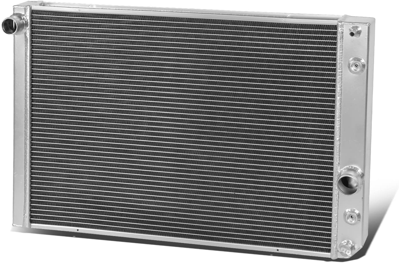 Auto Dynasty Radiator Compatible with 1991-1996 Chevy Corvette V8 MT, Full Aluminum 3-Row Cooling Radiator, Tri-Core